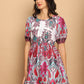 Printed Flared Dress For Women