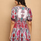 Printed Flared Dress For Women