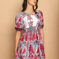 Printed Flared Dress For Women