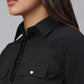 Women Black Solid Shirt