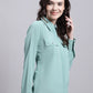 Women Green Solid Shirt