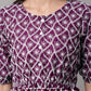 Chikankari Sequen Work Empire Top