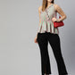 Women  Printed crop top with frills