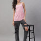 Women's Chikankari Sequen Work Empire Top