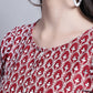 Women's Chikankari & Sequins Work Empire Top