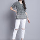 Women's Chikankari & Sequins Work Empire Top