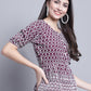 Women's Chikankari & Sequins Work Empire Top