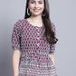 Women's Chikankari & Sequins Work Empire Top