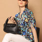 Floral Printed Peplum Top for Womens