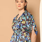 Floral Printed Peplum Top for Womens