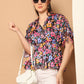 Floral Printed Peplum Top for Womens