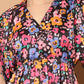 Floral Printed Peplum Top for Womens