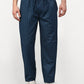 Indian Needle Men's Blue Cotton Checked Track Pants