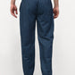 Indian Needle Men's Blue Cotton Checked Track Pants