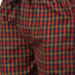 Indian Needle Men's Orange Cotton Checked Track Pants