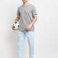 Indian Needle Men's Blue Cotton Striped Track Pants ( JOG 020Sky )