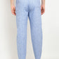Indian Needle Men's Blue Linen Cotton Track Pants ( JOG 021Blue )