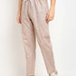 Indian Needle Men's Brown Linen Cotton Track Pants ( JOG 021Brown )