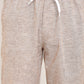 Indian Needle Men's Brown Linen Cotton Track Pants ( JOG 021Brown )