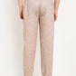Indian Needle Men's Brown Linen Cotton Track Pants ( JOG 021Brown )