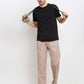 Indian Needle Men's Brown Linen Cotton Track Pants ( JOG 021Brown )