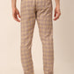 Indian Needle Men's Checked Cotton  Track Pants