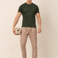 Indian Needle Men's Checked Cotton  Track Pants