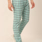 Indian Needle Men's Checked Cotton  Track Pants