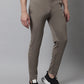 Men's Brown Solid Streachable Lycra Trackpants