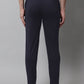 Men's Navy Blue Solid Streachable Lycra Trackpants