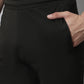 Men's Olive Solid Streachable Lycra Trackpants