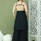 Chic Backless Designer Kurta with Palazzo ( JOKPL 2137B 1577 Black )