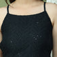 Chic Backless Designer Kurta with Palazzo ( JOKPL 2137B 1577 Black )