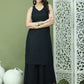 Embroidered Rayon Kurta for Women ( JOK 1579 Black )