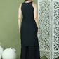 Embroidered Rayon Kurta for Women ( JOK 1579 Black )