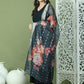 Embroidered Rayon Kurta Palazzos With dupatta ( JOKPL 2137B D66B 1579 Black )