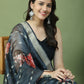 Embroidered Rayon Kurta Palazzos With dupatta ( JOKPL 2137B D66B 1579 Black )