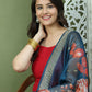 Backless Designer Kurta Palazzo Set with Floral Dupatta ( JOKPL 2137B D66Pe 1577 Maroon )