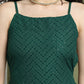 Chic Backless Designer Kurta with Palazzo ( JOKPL 2137G 1577 Green )