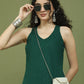 Embroidered Rayon Kurta for Women ( JOK 1579 Green )
