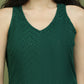 Embroidered Rayon Kurta for Women ( JOK 1579 Green )