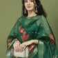 Embroidered Rayon Kurta Palazzos With dupatta ( JOKPL 2137G D66G 1579 Green )