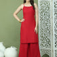 Backless Designer Kurta for Women ( JOK 1577 Maroon )