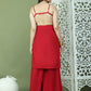 Backless Designer Kurta for Women ( JOK 1577 Maroon )