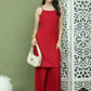 Chic Backless Designer Kurta with Palazzo ( JOKPL 2137M 1577 Maroon )