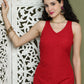 Embroidered Rayon Kurta for Women ( JOK 1579 Maroon )