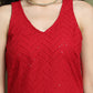 Embroidered Rayon Kurta With Palazzos ( JOKPL 2137M 1579 Maroon )