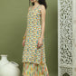 Foil Printed Sleeveless Kurta With Palazzos for Women ( JOKPL 2137Mul 1576 Ivory )
