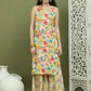 Foil Printed Sleeveless Kurta for Women ( JOK 1576 White )