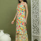 Foil Printed Sleeveless Kurta With Palazzos for Women ( JOKPL 2137Mul 1576 White )